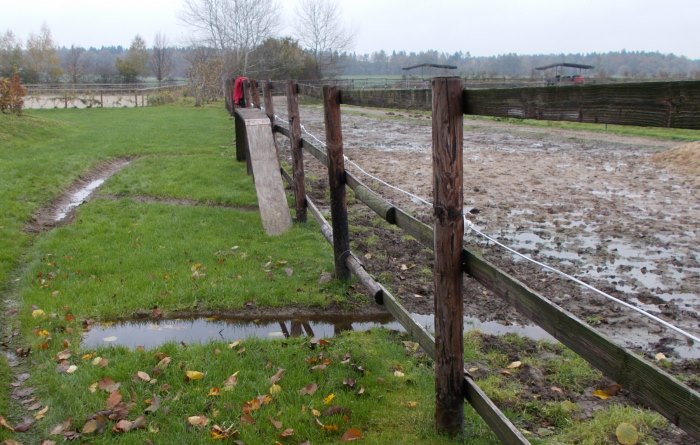 Bodenbefestigung Offenstall